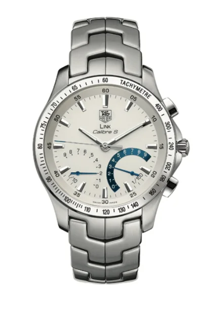 Men's Chronograph Watches with Limited Edition-Tag Heuer Men'S Link Calibre S Chronograph Silver Dial Watch