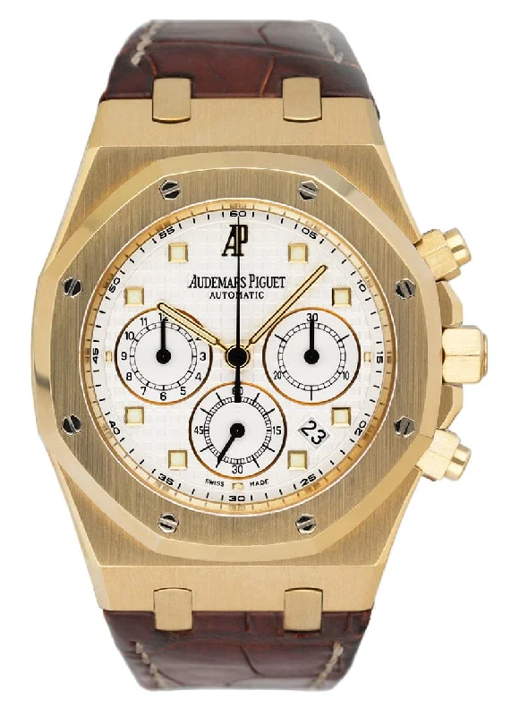 Men's Audemars Piguet Automatic Wind Watches-Audemars Piguet Royal Oak 26022BA Chronograph Mens Watch With Papers