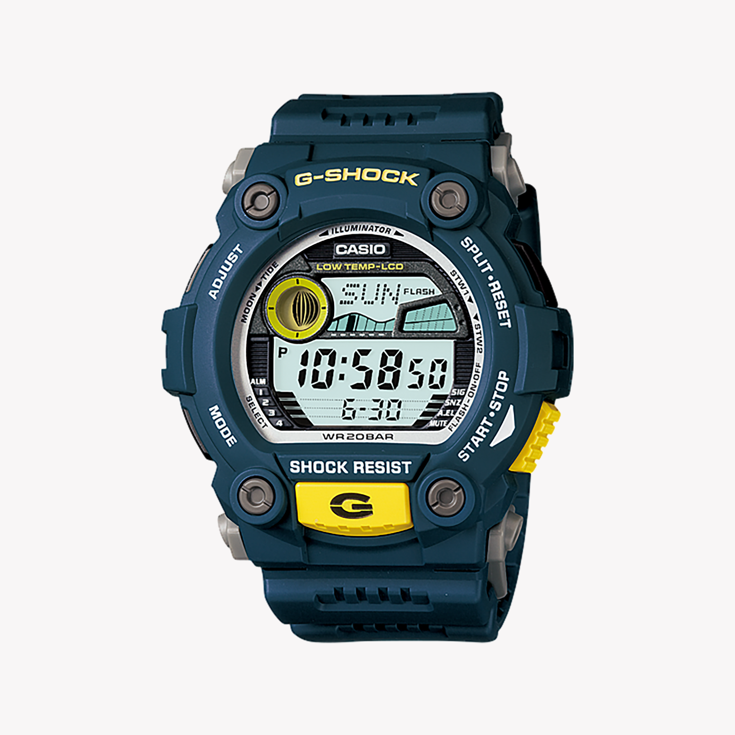 Men's Digital Watches with Limited Edition-CASIO G-SHOCK G-7900-2D - BOLD BLUE ADVENTURER MEN'S WATCH with Digital Dial & 200m Water Resistance
