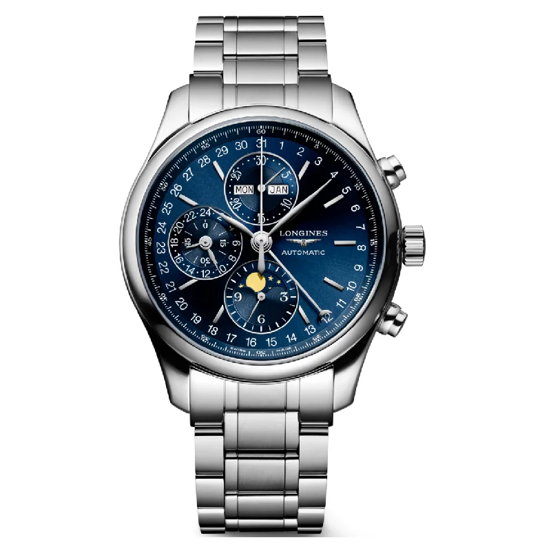Women's Pilot Watches with Elegant Style Inspiration-Longines Master Collection Sunray Blue dial Men 42mm