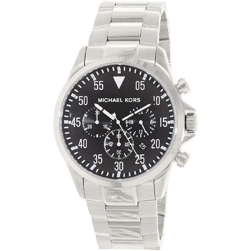 Men's Chronograph Watches for Timeless Style-Michael Kors Men's MK8413 Gage Chronograph Stainless Steel Watch