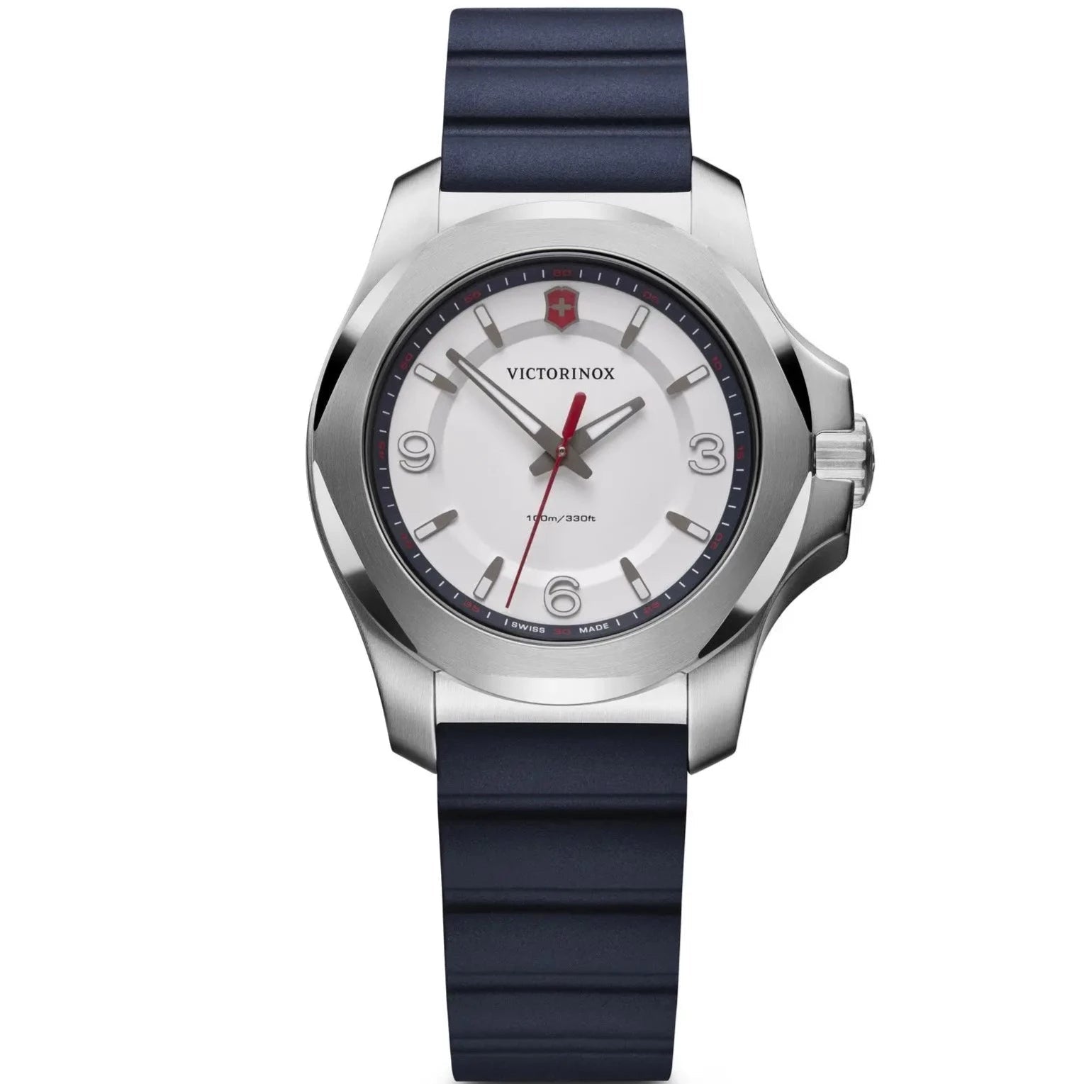 Men's Holiday Season Design Dress Watches for Family Gatherings-Victorinox 241919 Ladies I.N.O.X. V Blue Watch