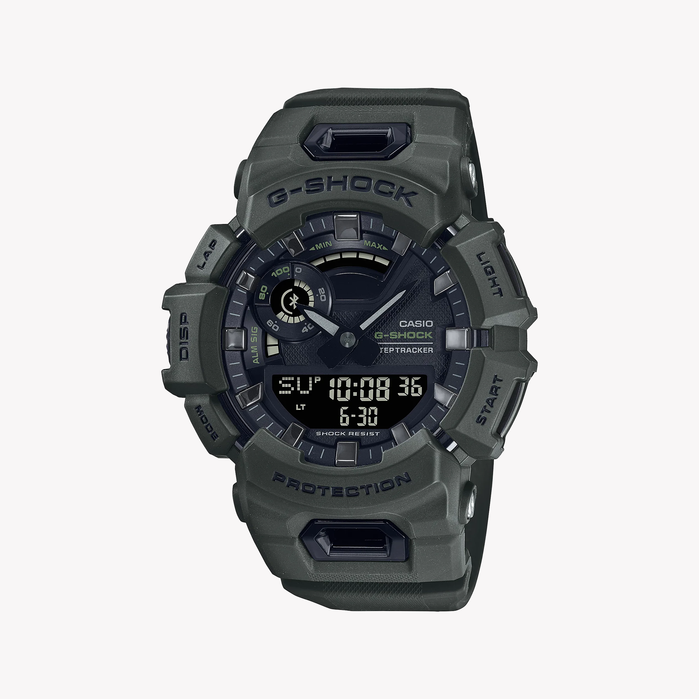 Men's Digital Watches for UV Protection-CASIO G-SHOCK GBA-900UU-3ADR - VIBRANT GREEN SPORTY SMARTWATCH for Men with Durable Resin Band