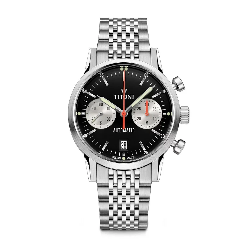 Men's Chronograph Watches with Radio Frequency-Heritage Chronograph 41mm 94020-S-681