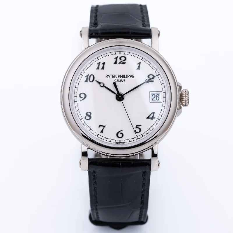 Men's Patek Philippe Minute Repeater Watches-Unworn Patek Philippe Calatrava 5153G-012 London 2015 Limited Edition of 80 Pieces | 18k White Gold