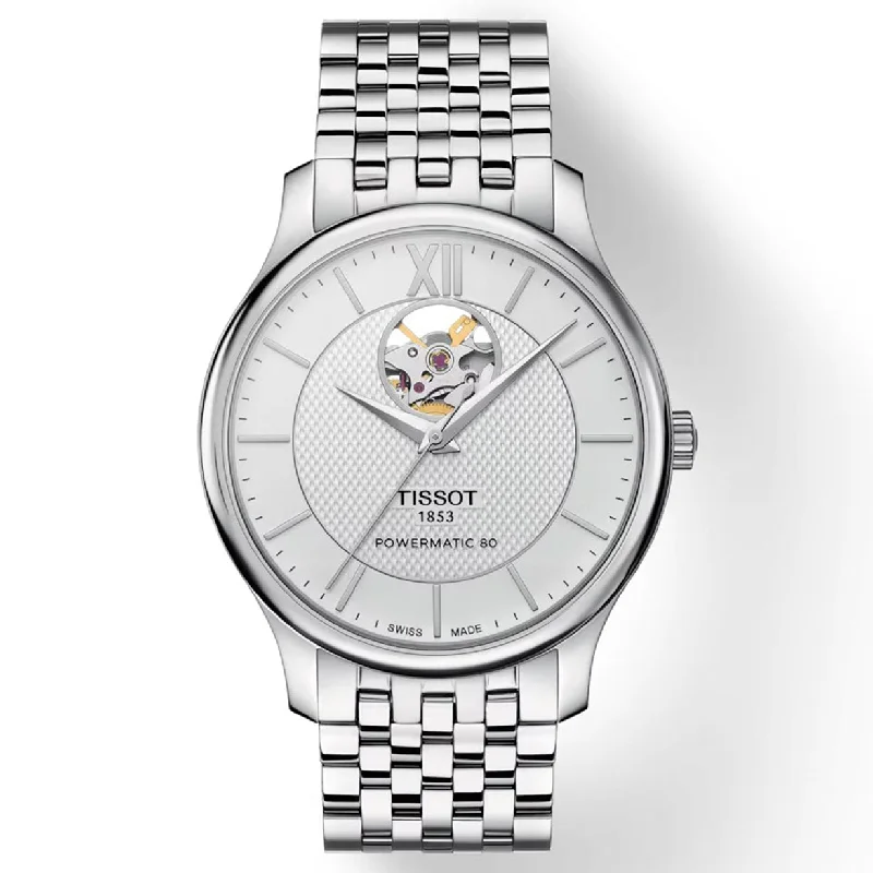 Women's Heritage Watches for High-End Collectors-Tissot T-Classic Silver Dial Men 40mm
