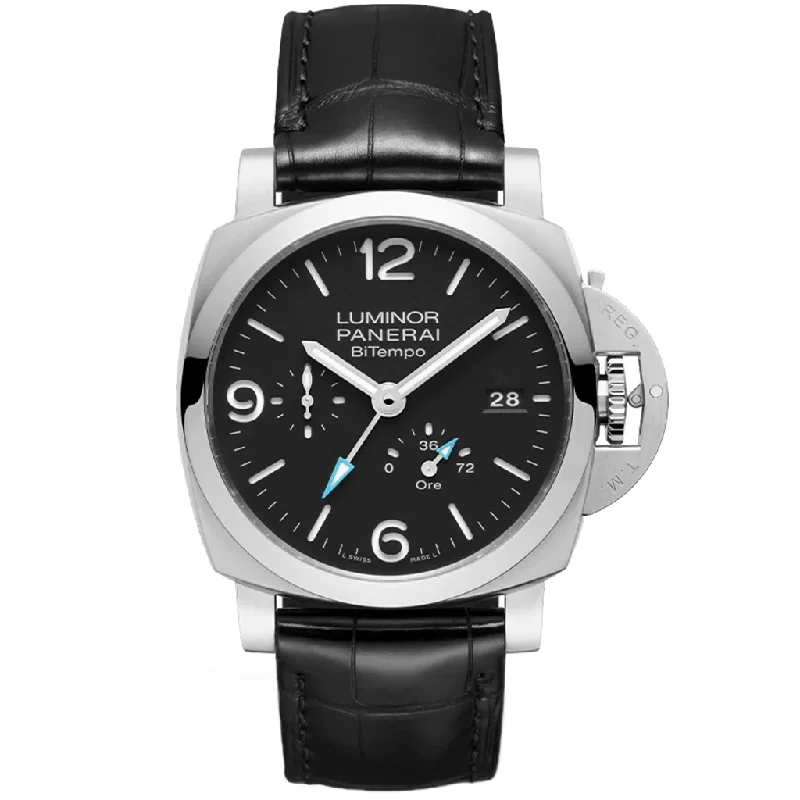 Women's Military Watches for Orienteering-Luminor BiTempo PAM01360