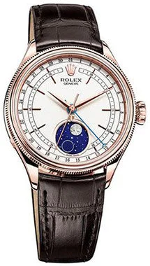 men's Rolex watches with diamond bezel -​Rolex - Cellini Moonphase 39mm - Everose Gold