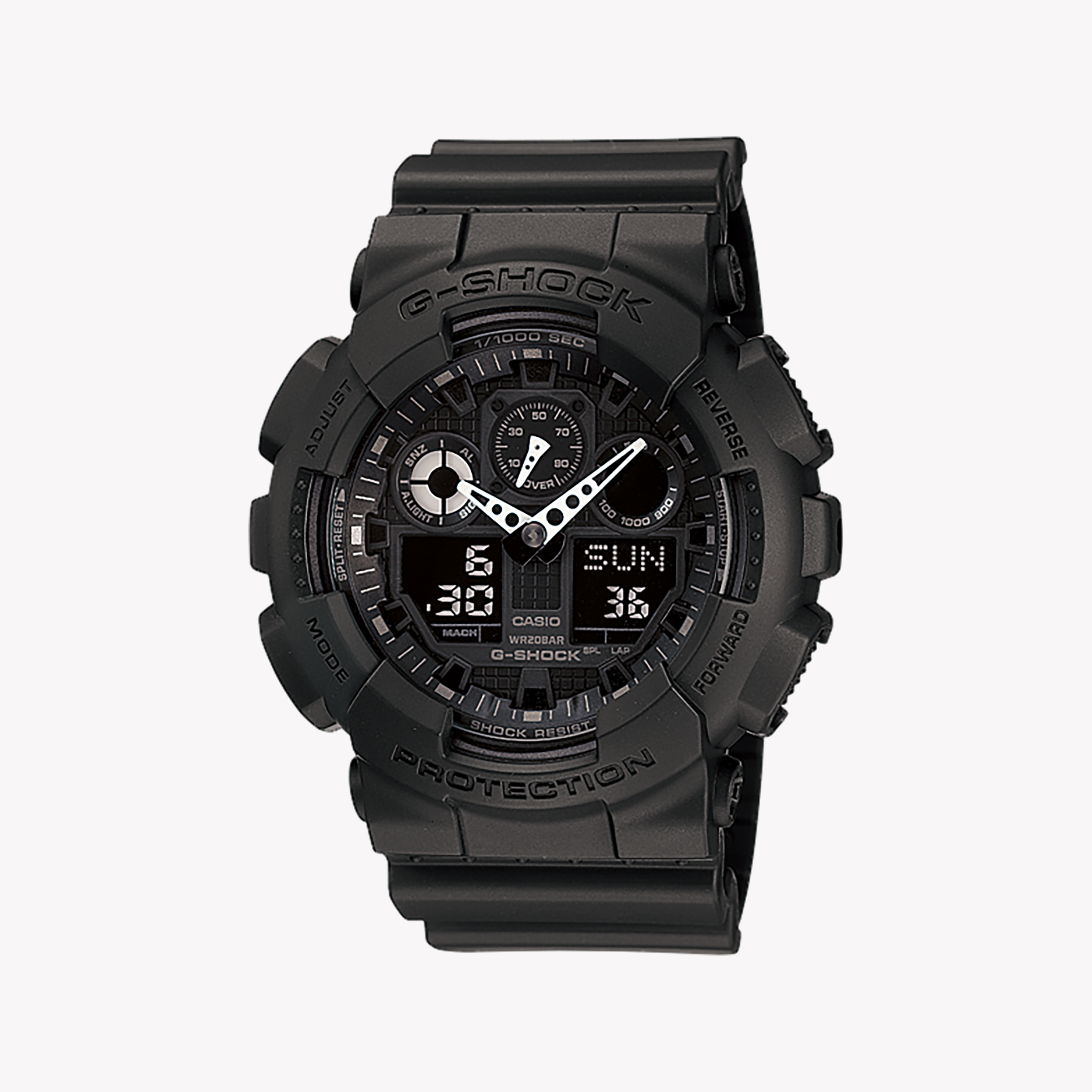 Men's Digital Watches with Advanced Navigation-G-SHOCK Men's Black Resin Watch, Digital Dial | GA-100-1A1 Men's Digital Watches with Advanced Navigation-G-SHOCK Men's Black Resin Watch, Digital Dial | GA-100-1A1