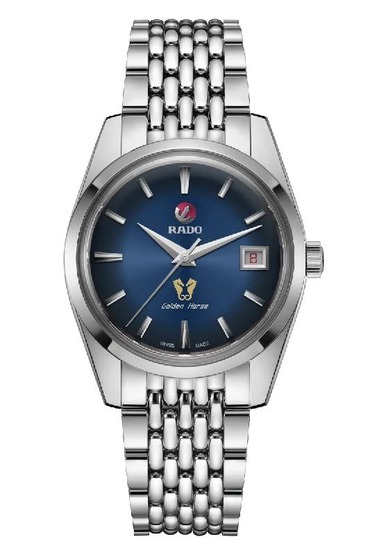 Men's Japanese Made Dress Watches for Reliability-Rado Golden Horse Automatic R33930203