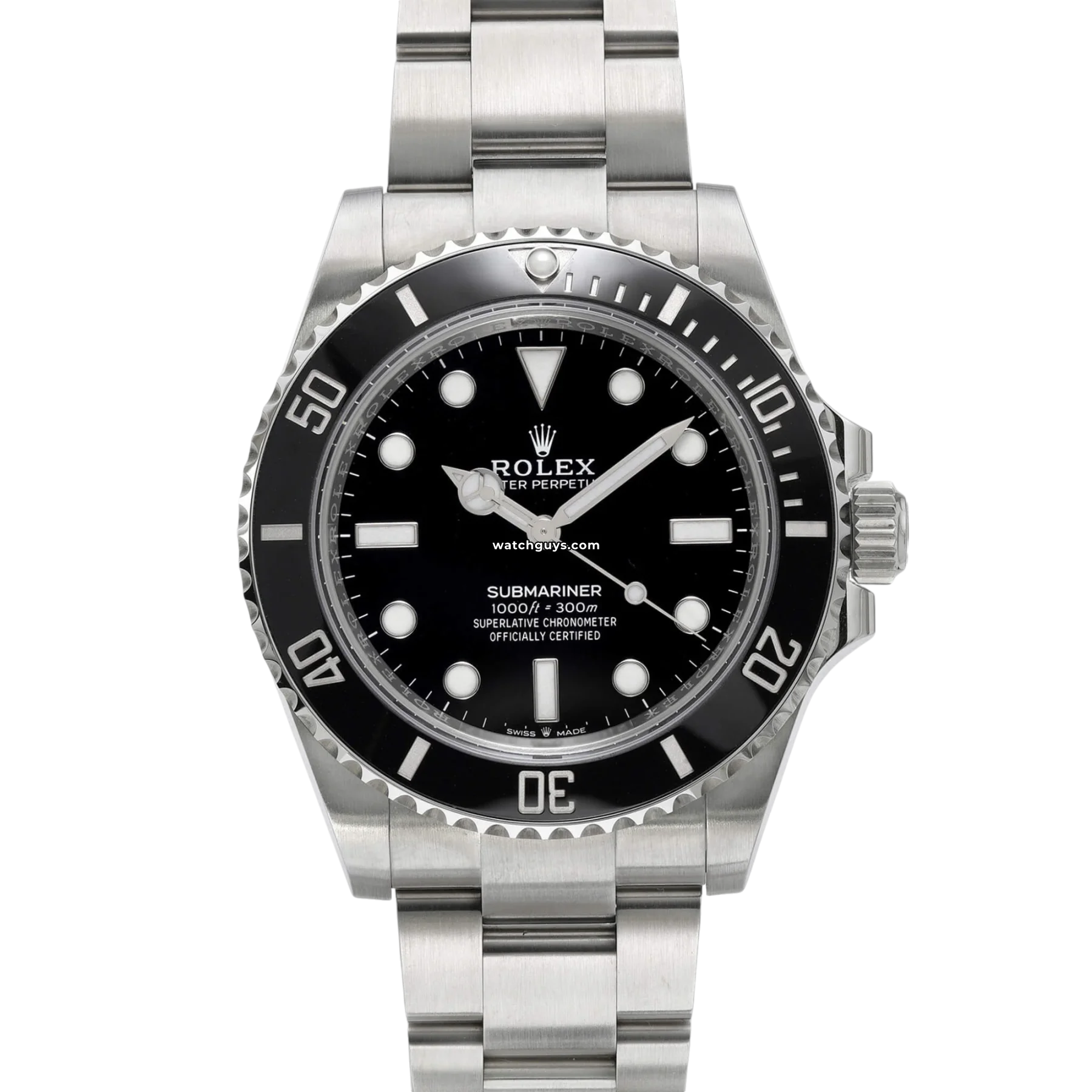 Women's Rolex New Year's Eve Design Watches-Rolex Submariner 124060 No Date