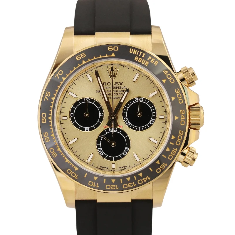 Women's Rolex Designer Design Watches-2024 NEW PAPERS Rolex Daytona Oysterflex PIKACHU YML 18K Gold 126518 LN BOX