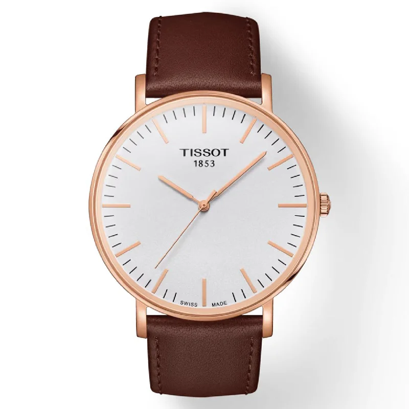 Women's Heritage Watches with Advanced Materials-Tissot T-Classic Silver Dial Men 42mm