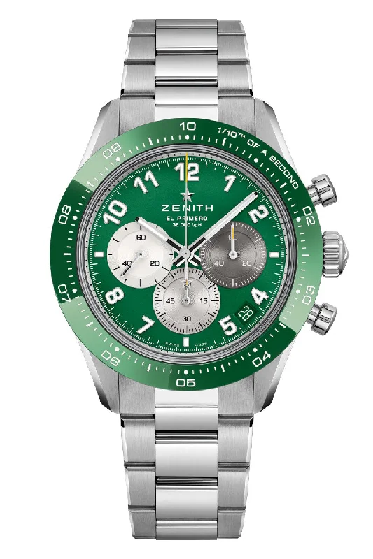 Men's Autumn Style Dress Watches for Harvest Festivals-Zenith Chronomaster Sport Aaron Rogers Limited Edition 03.3117.3600/56.M3100