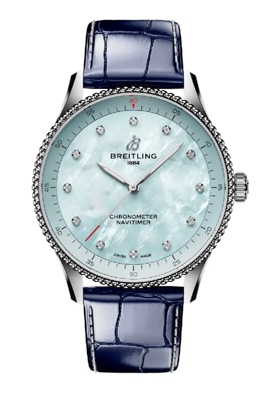 Men's Analog Style Dress Watches with Classic Designs-Breitling Navitimer Automatic 32 A77320171C1P1