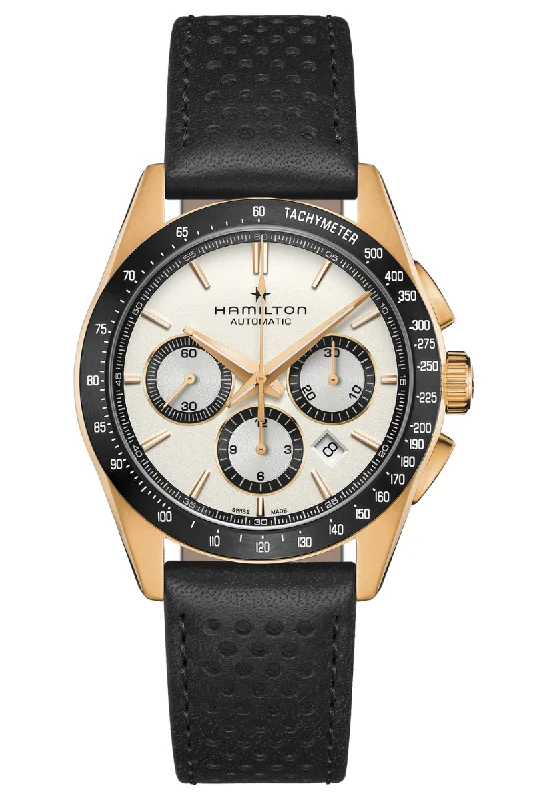 Men's Autumn Dress Watches for Harvest Festivals-Hamilton Jazzmaster Performer Auto Chrono H36626710