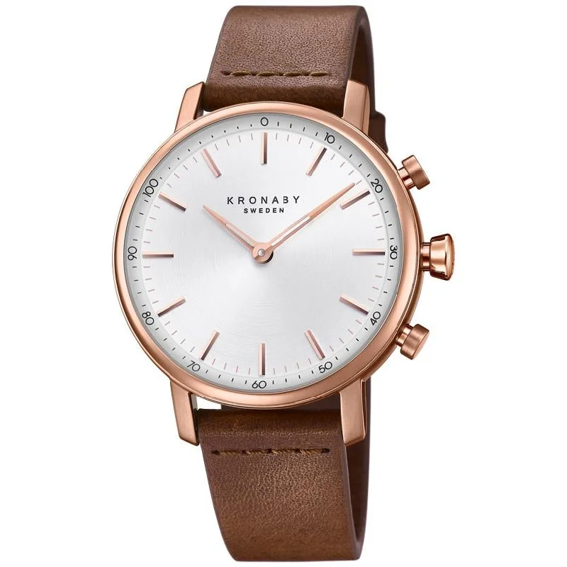 Kronaby S1401/1 Ladies Brown Carat Hybrid Smartwatch