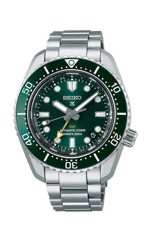 Men's Seiko Formal Event Design Watches-Seiko Prospex 3-Day GMT SPB381J1