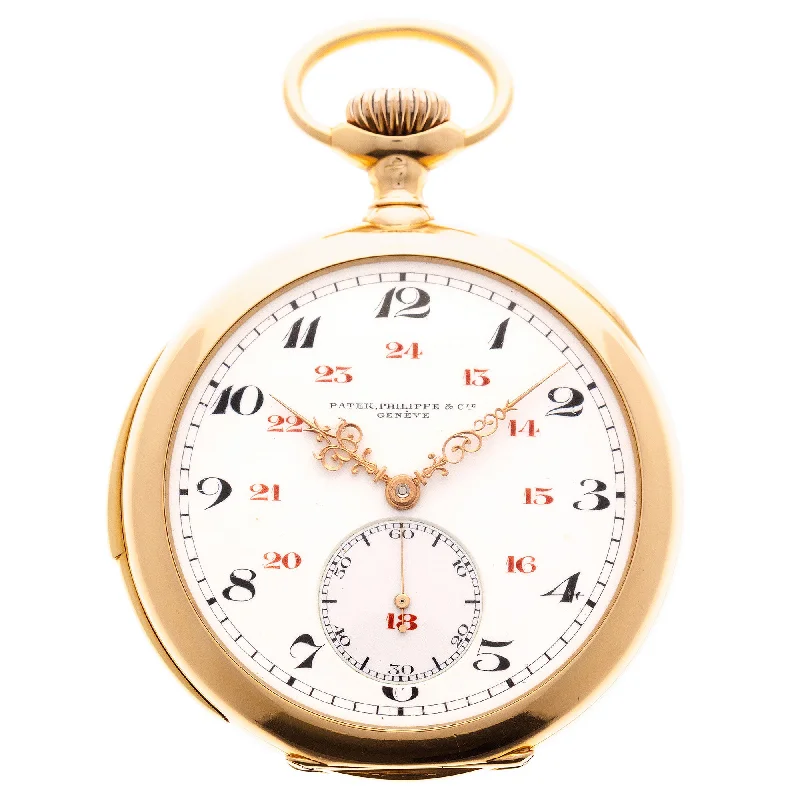Men's Patek Philippe Nautilus Watches-Patek Philippe Yellow Gold Pocket Watch Minute Repeater, Circa 1905