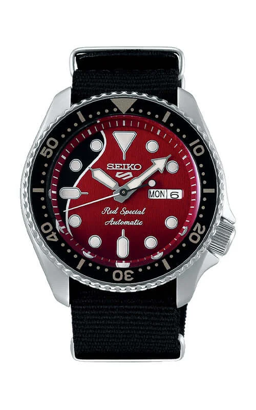 Men's Seiko Christmas Gift Watches-Seiko 5 Sports Brian May Limited Edition SRPE083