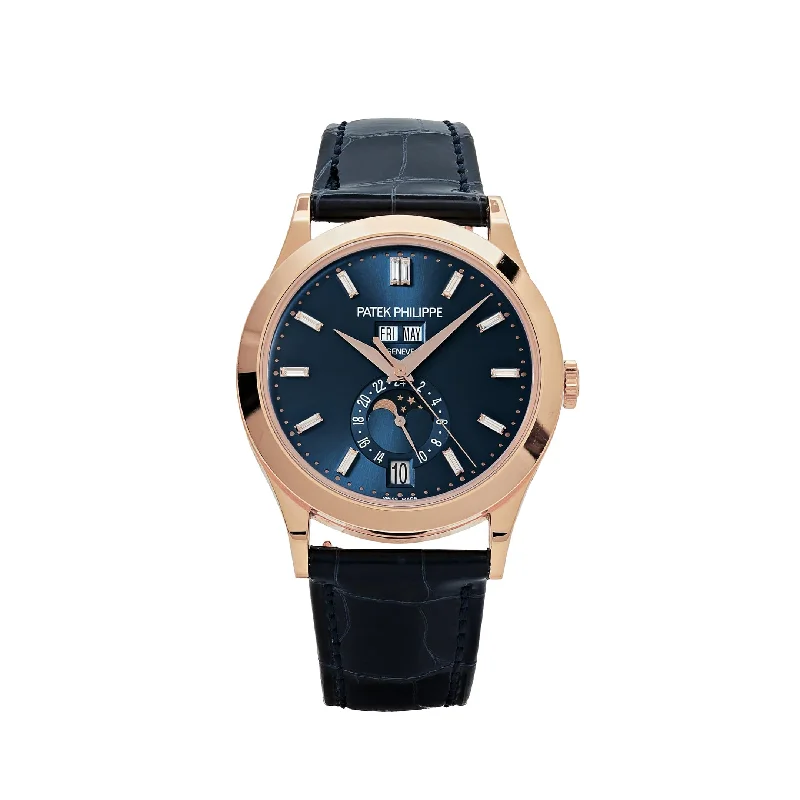 Men's Patek Philippe Watches for Modern Aviation-Patek Philippe Complications 5396R-015 Annual Calendar Rose Gold Blue Dial (2019)