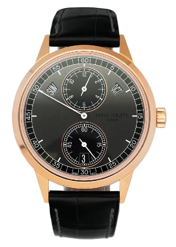 Men's Patek Philippe Watches for Weather Monitoring-Patek Philippe Complications 5235/50R Annual Calendar Mens Watch Box Papers