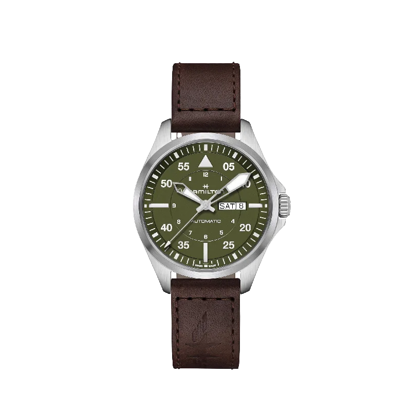 Women's Pilot Watches with UV Sensor-Hamilton Khaki Aviation Pilot Auto 42mm