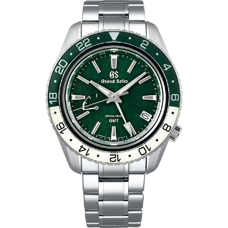Men's Seiko Monogrammed Design Watches-Grand Seiko Sports ‘Hotaka Mountains’ Spring Drive GMT Watch
