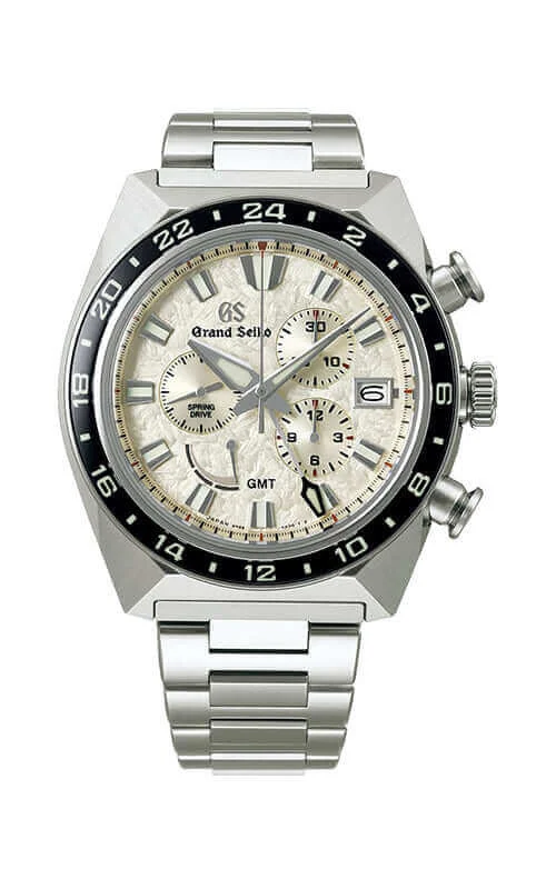 Men's Seiko Cushion Case Style Watches-Grand Seiko Sport Collection Chronograph GMT SBGC253G