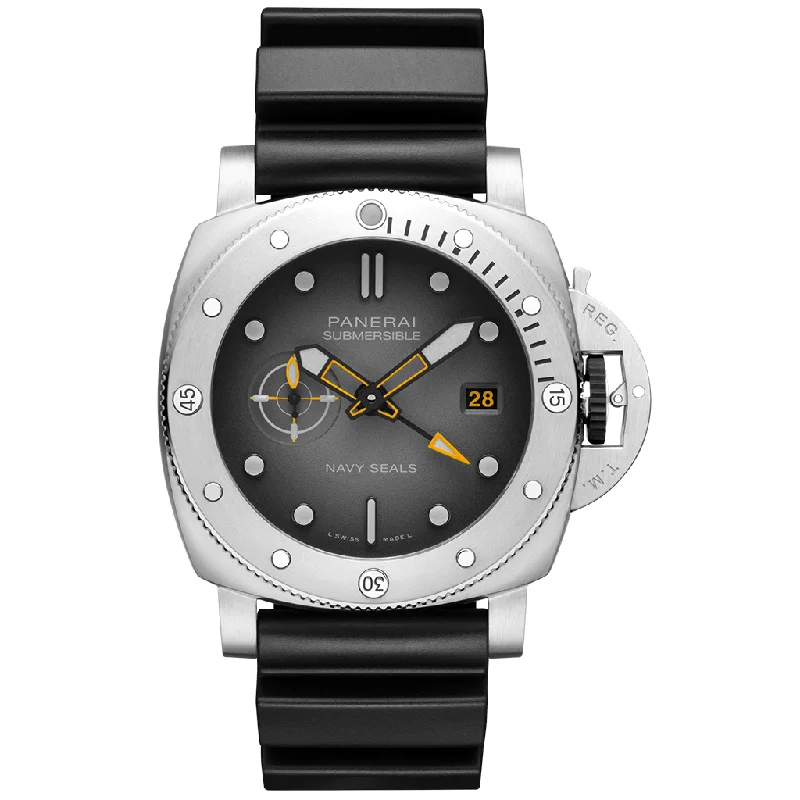 Women's Military Watches for Travelers-Submersible GMT Navy SEALs PAM01323