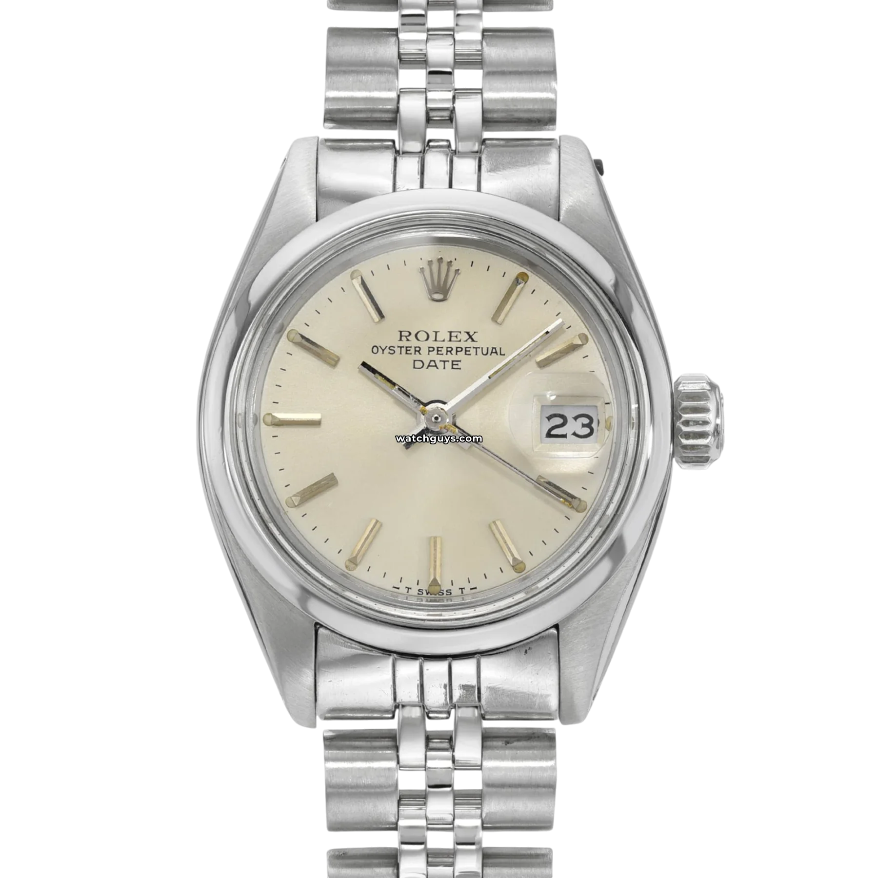 Women's Rolex Occasional Style Watches-Rolex Date 6916 Silver Jubilee