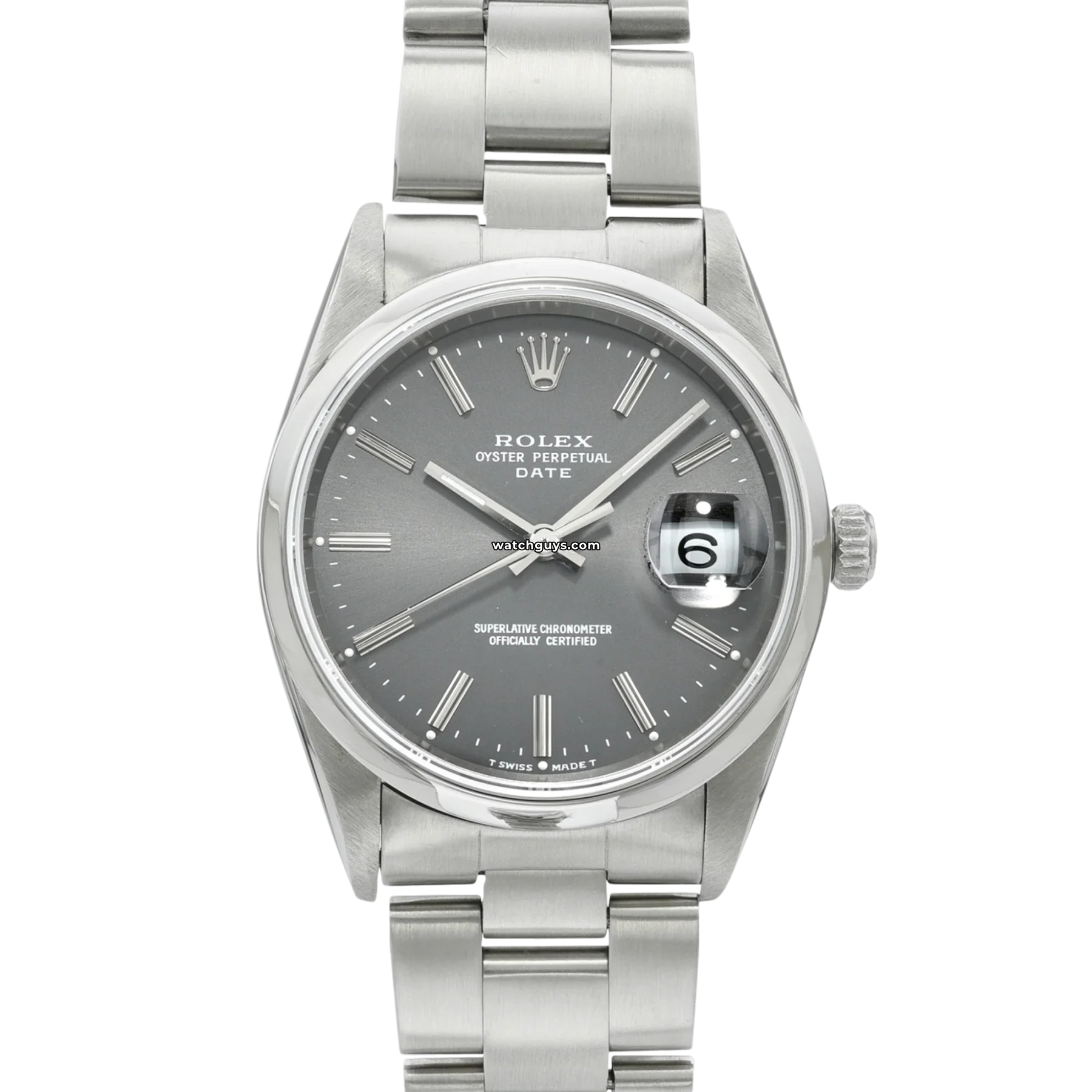 Women's Rolex Anniversary Style Watches-Rolex Date 15200 Gray