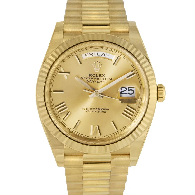 Women's Rolex Square Case Style Watches-Day-Date 40
