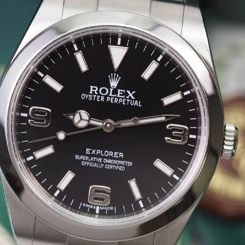 Women's Rolex Small Size Watches-Rolex Explorer 214270 39mm (2015)