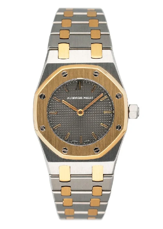 Men's Audemars Piguet British Made Style Watches-Audemars Piguet Royal Oak 6007SA 18K Yellow Gold Steel Ladies Watch