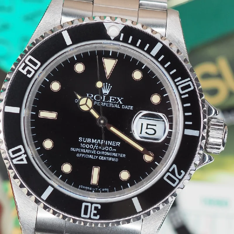 Women's Rolex Oyster Perpetual Watches-Rolex Submariner 16610 (1990)