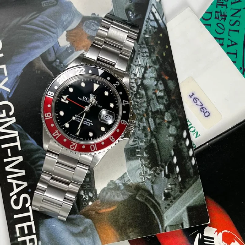 Women's Rolex Holiday Season Watches-Rolex GMT Master II 16760 Fat Lady (1987)