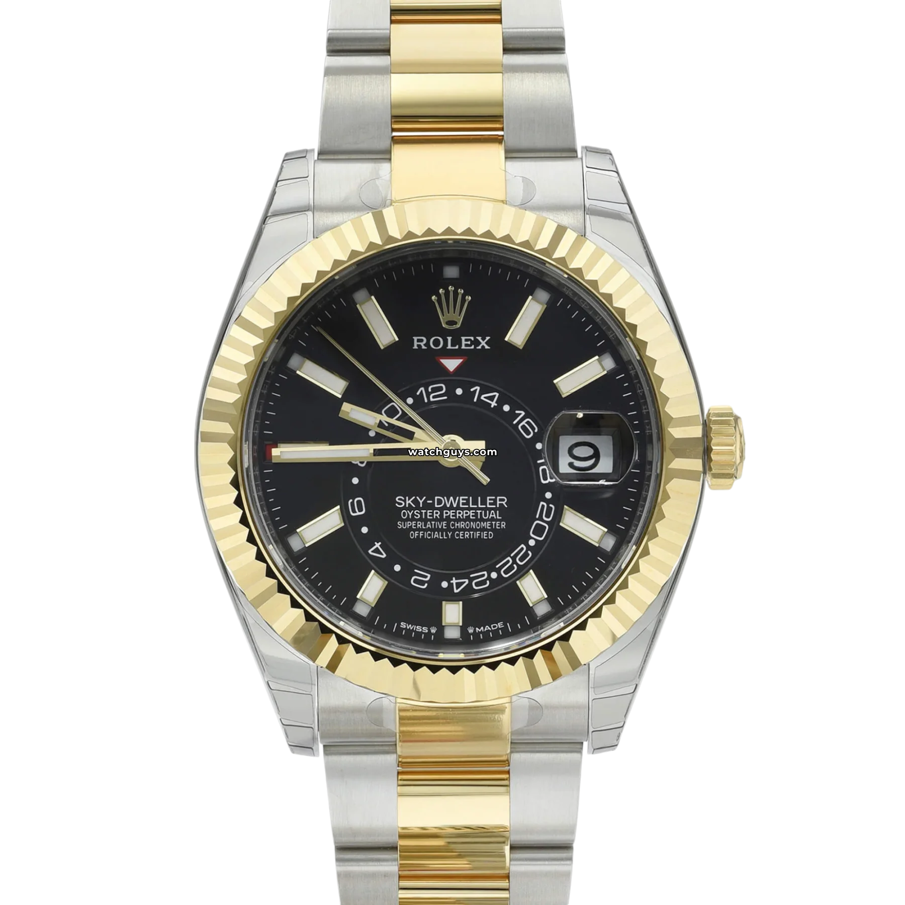 Women's Rolex Night Out Watches-Rolex Sky-Dweller 336933 Black Oyster