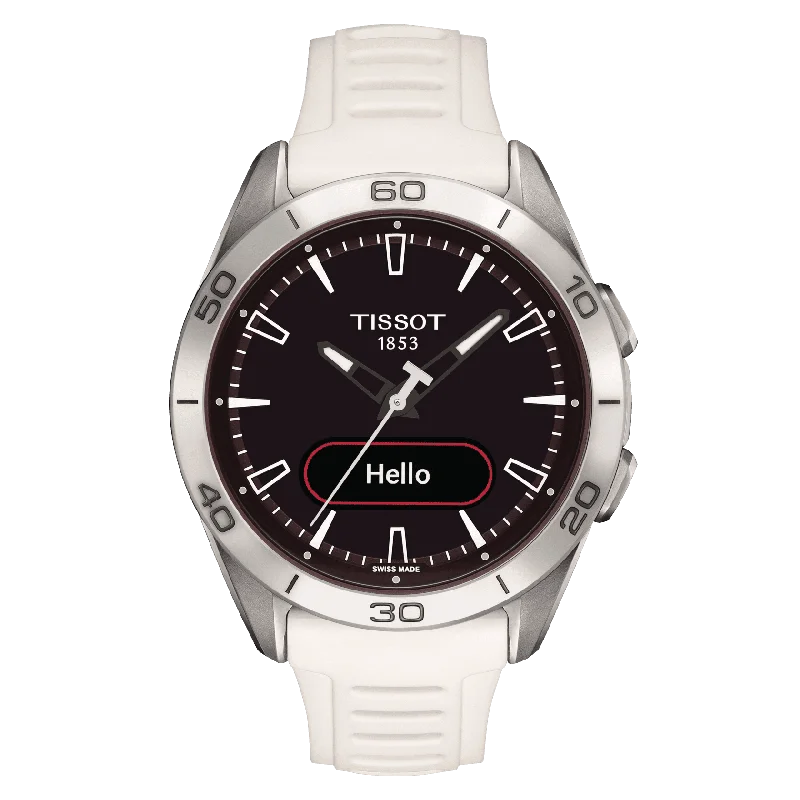 Women's Heritage Watches for High-End Collectors-Tissot T-Touch Connect Sport Black Dial Men 43.75mm
