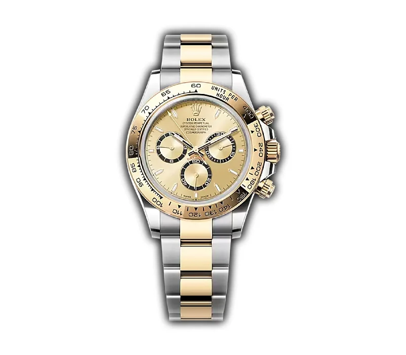 men's Rolex watches with unidirectional bezel -40mm Steel and Yellow Gold Champagne Dial New Caliber 4131 men's Rolex watches with unidirectional bezel -40mm Steel and Yellow Gold Champagne Dial New Caliber 4131