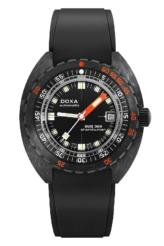 Men's Swiss Made Design Dress Watches for Luxury Quality-Doxa Sub 300 Carbon Sharkhunter 822.70.101.20