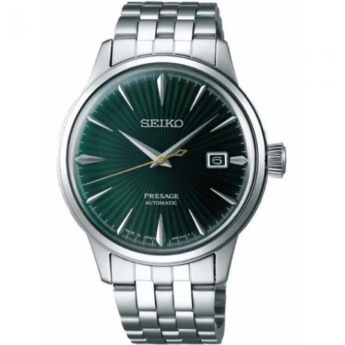 Men's Seiko Handmade Style Watches-Seiko Presage SRPE15J  'The Mockingbird' Cocktail Time Watch