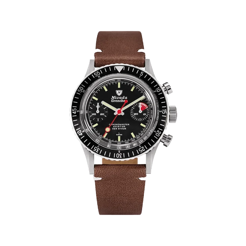 Women's Chronograph Watches for Radio Communication-Nivada Grenchen Lollipop - Manual