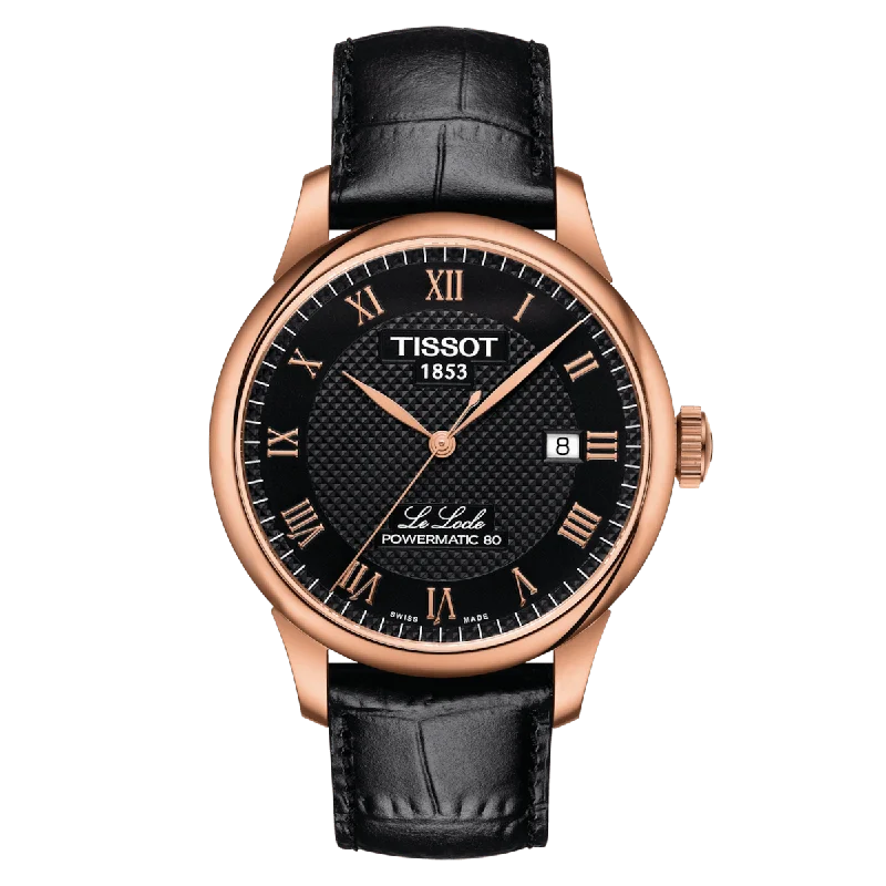 Women's Heritage Watches for Modern Design-Tissot T-Classic Black Dial Men 39.3mm