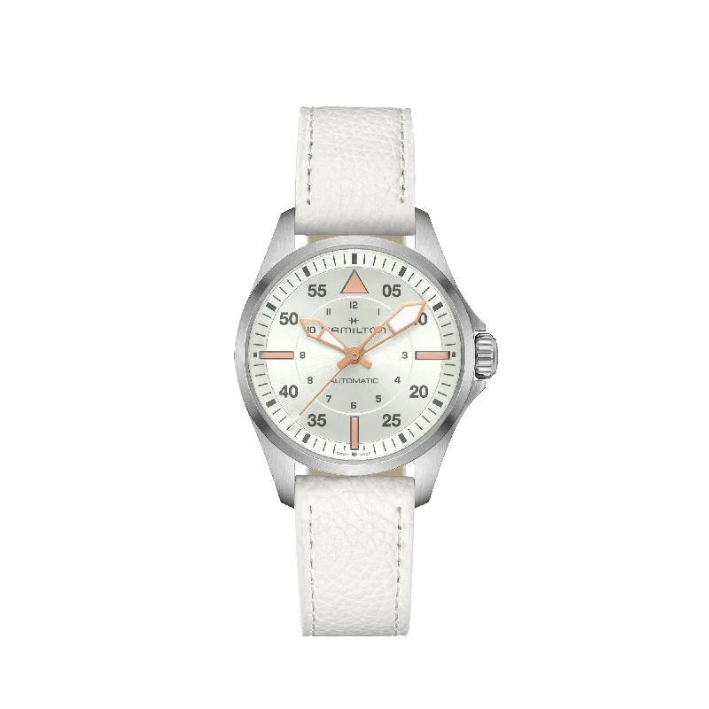Women's Pilot Watches for Fitness Tracking-Hamilton Khaki Aviation Pilot Auto 36mm