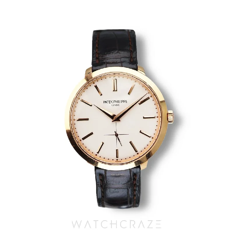 Men's Patek Philippe Watches for Timeless Elegance-PATEK PHILIPPE CALATRAVA ROSE GOLD 38MM 5123R-001