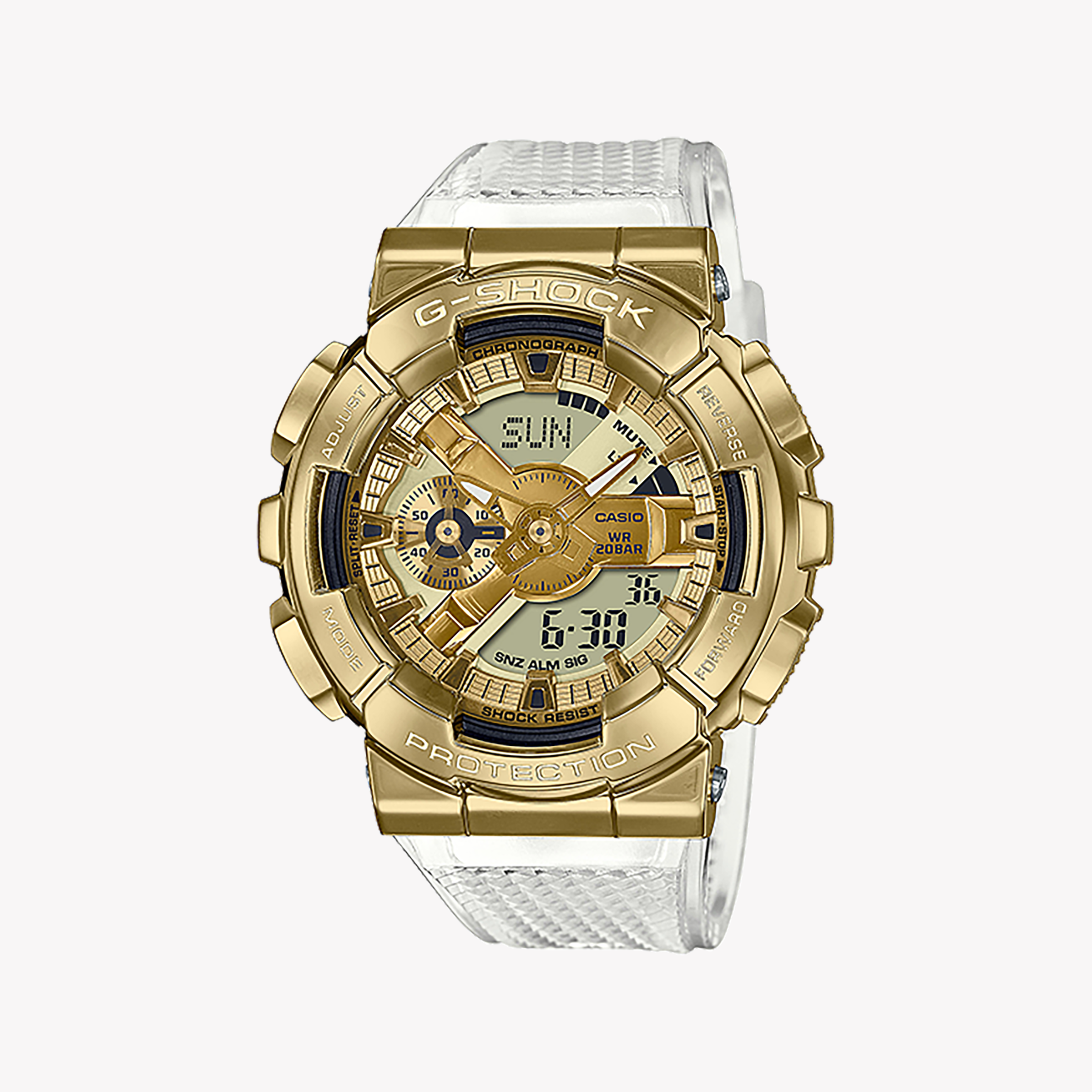 Men's Digital Watches with Heart Rate Monitoring-CASIO G-SHOCK GM-110SG-9ADR GOLD ADVENTURE - MEN'S TIMEPIECE FOR STYLE & STRENGTH