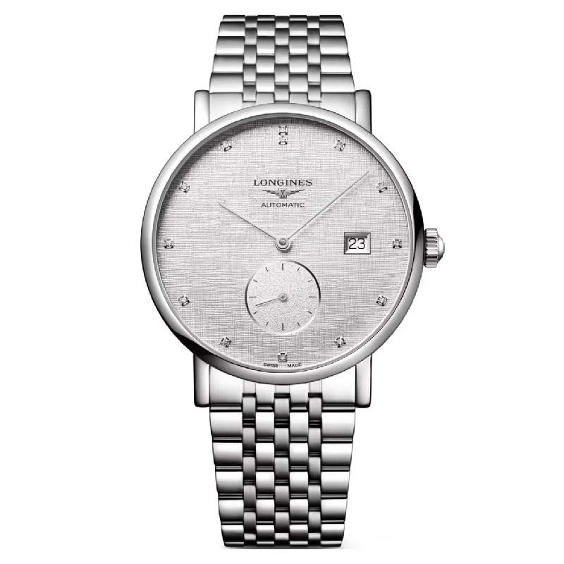 Women's Pilot Watches for Pilots-Longines La Grande Classique De Longines Striped Silver Dial Unisex 39mm