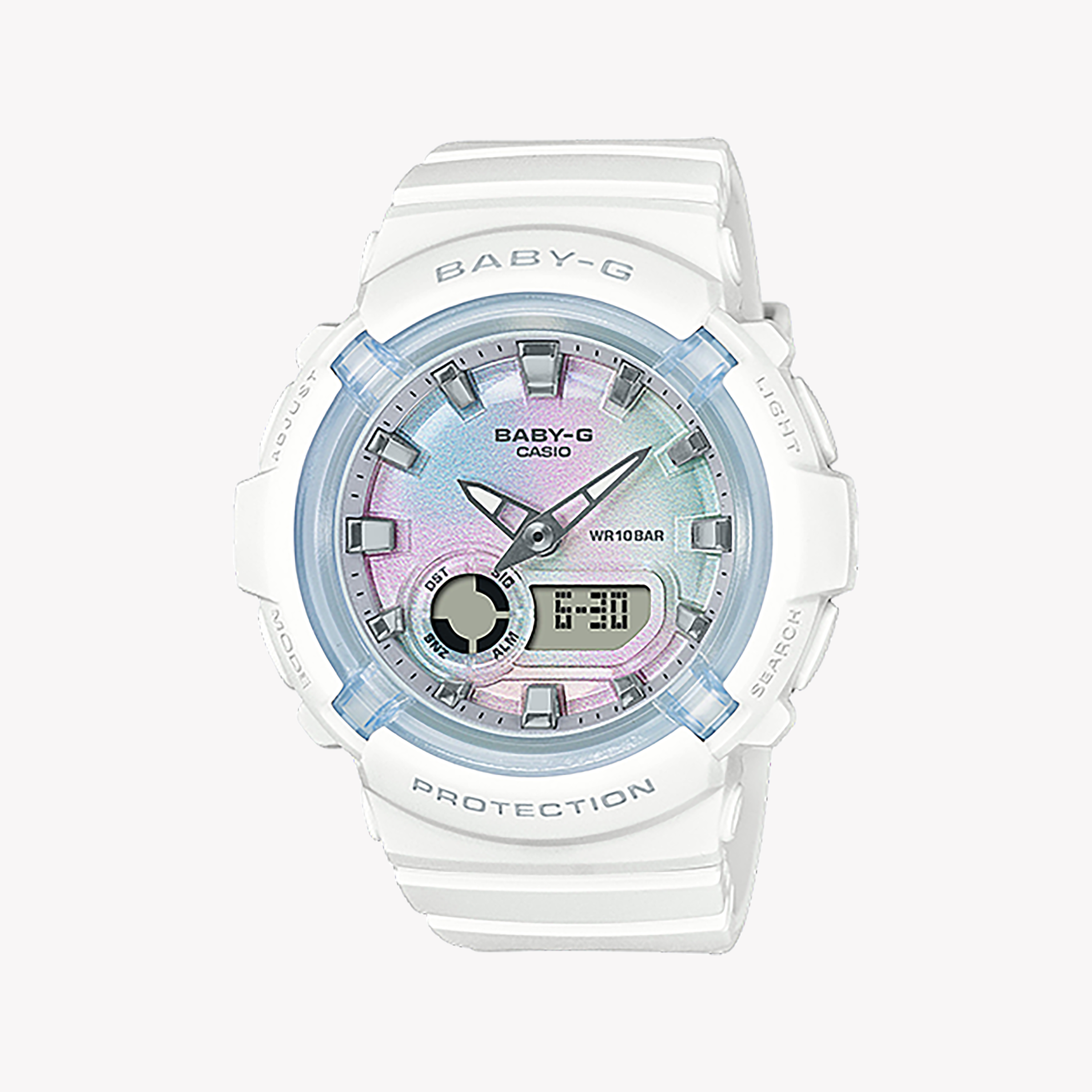 Men's Digital Watches for Special Occasions-CASIO BABY-G BGA-280-7ADR ADVENTURE TIME - SPORTY CHIC WOMEN'S WATCH WITH WHITE RESIN BAND & VIBRANT DIAL