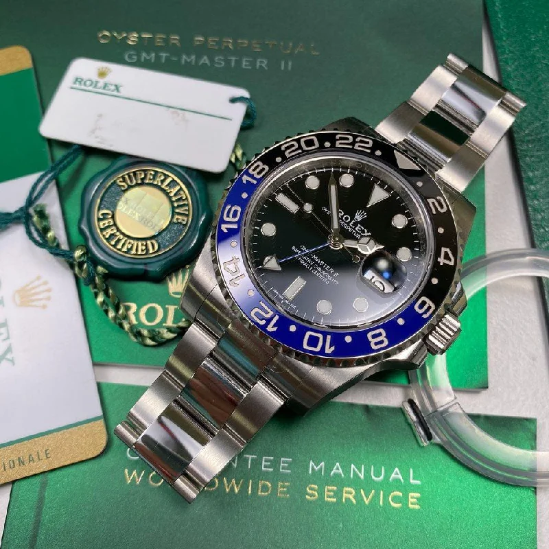 Women's Rolex Casual Wear Design Watches-Rolex GMT Master II 116710BLNR Batman (2018)